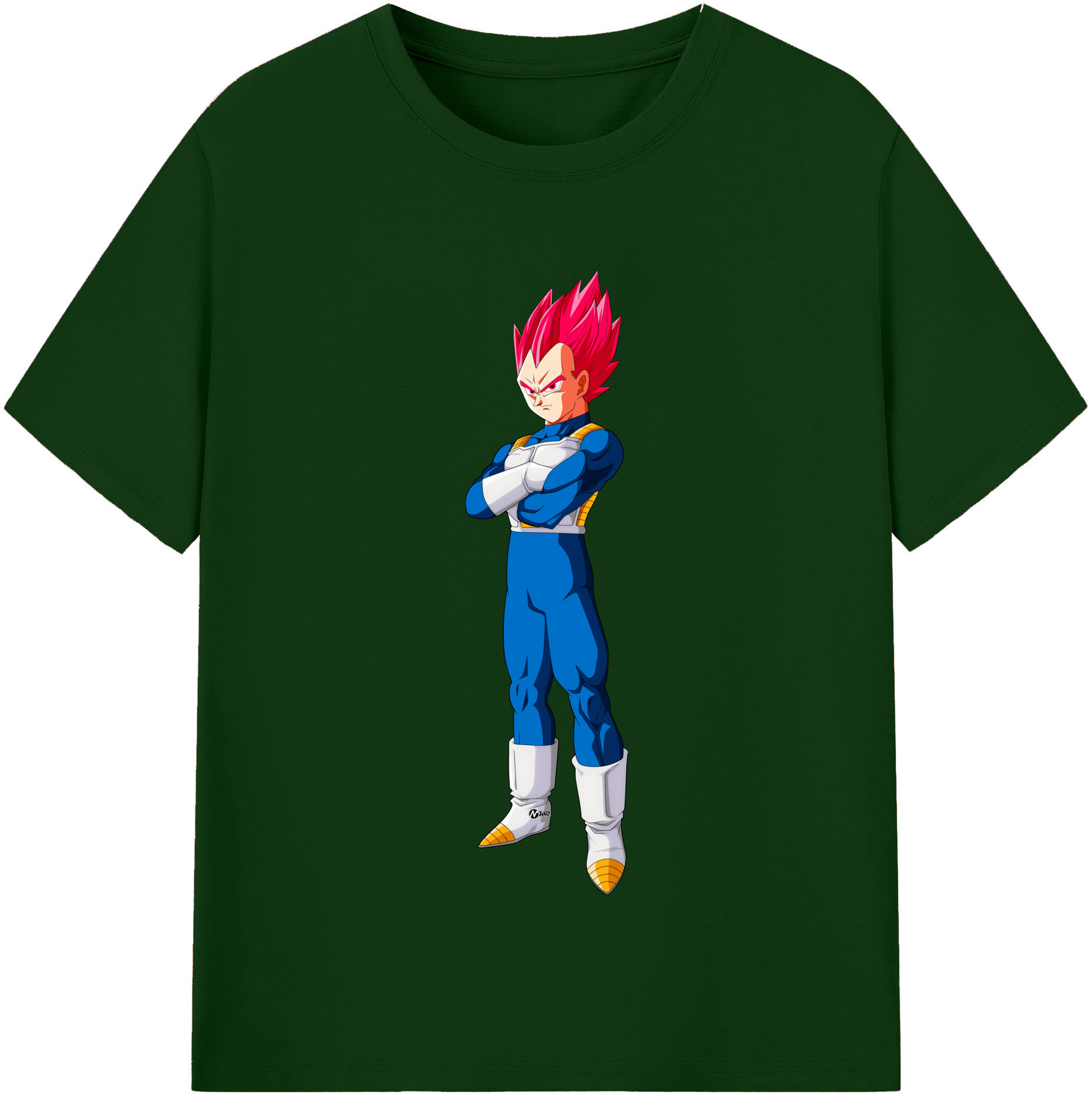 （画像用） ドラゴンボール ベジータ四世（Bejīta Yonsei）DRAGON BALL Vegeta IV 綿100％半袖Tシャツ（フロントプリント）